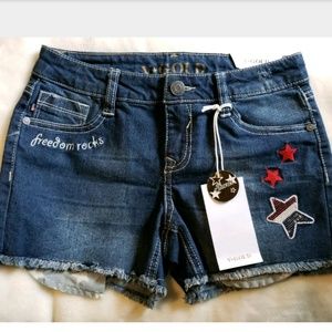V gold from vigoss girls shorts usa stars flag (S)